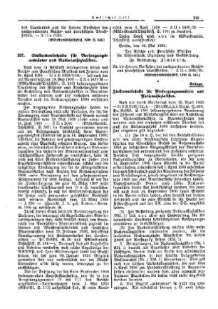 Stellenvorbehalte für Versorgungsanwärter und Nationalsozialisten : [Allgemeine Verwaltungssachen] ; [Für das Reich] ; [Amtliche Erlasse] ; [Amtlicher Teil]