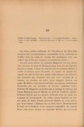 XII. L'affaire de Hoang-Luong ...