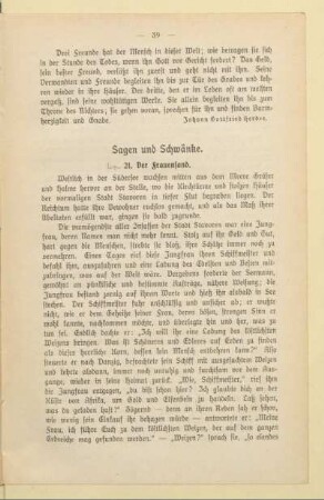 Sagen und Schwänke
