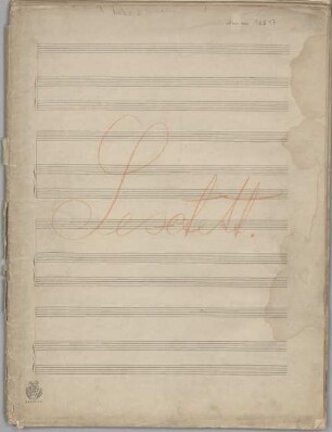 Sextets, winds, pf, op. 6 - BSB Mus.ms. 16517 : [caption title:] Sextett