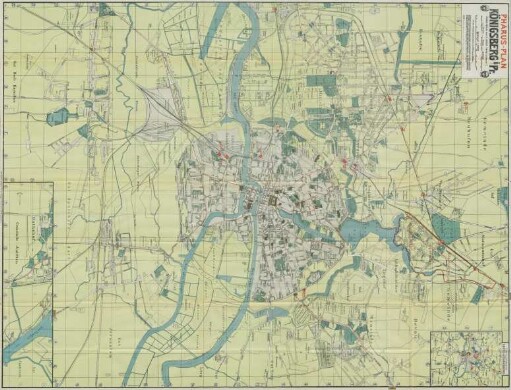 Plan der Stadt Königsberg i. Pr.