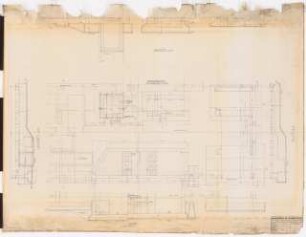 Reichsluftfahrtministerium, Berlin: Teilgrundriss/-schnitte L4/Q4 (KG) 1:50