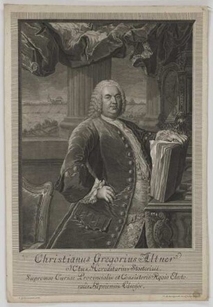 Bildnis des Christianus Gregorius Altner
