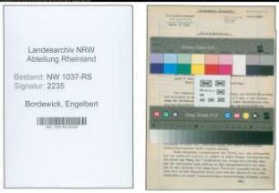 Entnazifizierung Engelbert Bordewick , geb. 10.04.1894 (Lehrer)