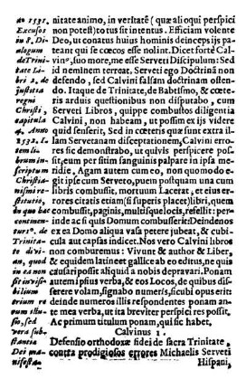 Calvinus. 1. - Calvinus. 20.
