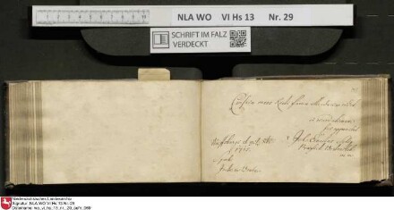 Stammbuch des Gottfried Crusius (Cruse) aus Stendal
