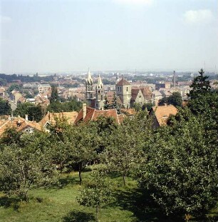 Arnstadt. Blick von Südwesten