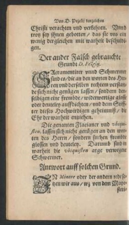 Der ander Falsch gebrauchte Grundt D. Pezelii.