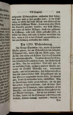 Die LXXI. Wahrnehmung - Die LXXX. Wahrnehmung