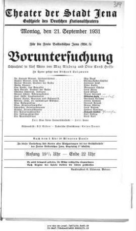 Voruntersuchung