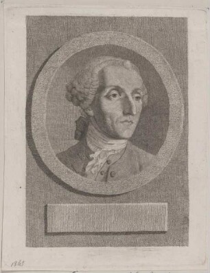 Bildnis des Christian Fürchtegott Gellert