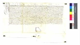 Lehenrevers des Georg Wolf von Woellwarth zu Hohenroden für sich und seinen Bruder Sebastian für Propst Wolfgang zu Ellwangen über Killingen, den Hof zum Rötenberg, Baiershofen, Röthardt, Bernlohe, Westhausen und ein Drittel am großen und kleinen Zehnten zu Ober- und Unterböbingen
