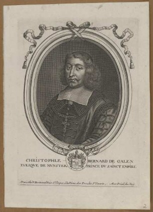 Bildnis des Christophle Bernard de Galen, Bischof von Münster