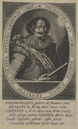 Bildnis des Ernestus von Isenburg
