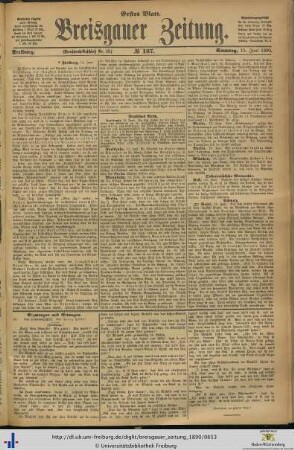 15.06.1890 (Erstes Blatt)