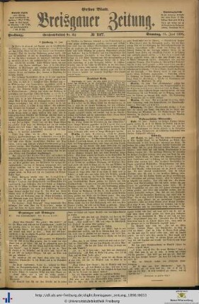 15.06.1890 (Erstes Blatt)