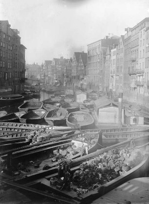 Hamburg, großes Fleet, Ansicht