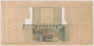 Thiersch, Friedrich von; Wiesbaden; Kurhaus - Südwand im Biersaal (Teilansicht)