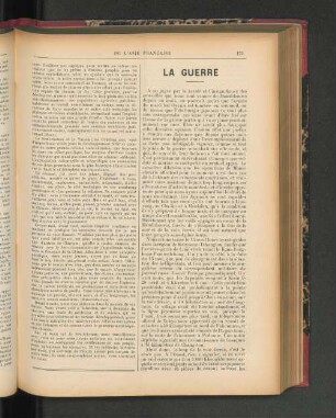 La Guerre.