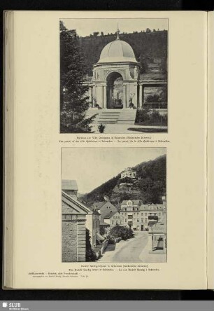 Porticus zur Villa Quisisana in Schandau (Sächsische Schweiz) - Rudolf-Sendig-Strasse in Schandau (Sächsische Schweiz)