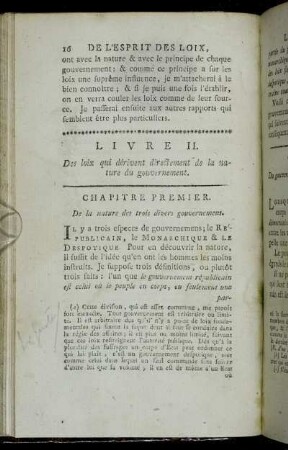 Livre II. Des loix qui dérivent directement de la nature du gouvernement.
