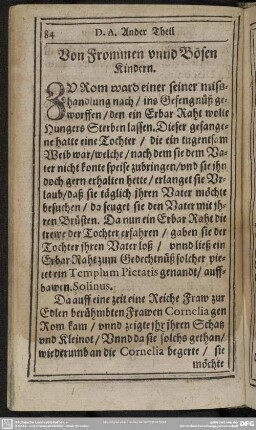 Von Frommen unnd Bösen Kindern