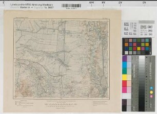 Deutsches Reich Karte des Deutschen Reiches Nr. 256 Lingen 1901 1 : 100 000 28 x 34 Kartographische Abteilung der Preußischen Landesaufnahme Benkhausen
