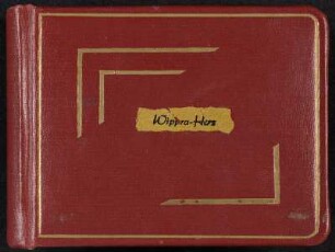 Wippra-Südharz : Privates Steckalbum mit 23 Silbergelatineabzügen und Beschriftungen, Wippra, 1960, aus dem Nachlass Hilda Frisch