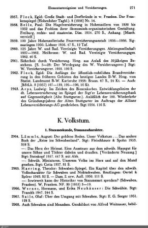 K. Volkstum