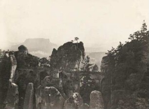 Sächsische Schweiz, Rathener Gebiet. Basteibrücke