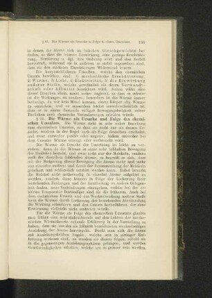 § 94. Die Wärme als Ursache und Folge des chemischen Umsatzes.