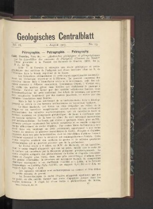 1. August 1907. No. 13.