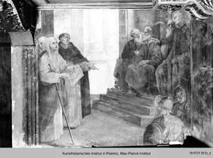 Katharinenzyklus : Die heilige Katharina bringt die Versöhnungsbotschaft