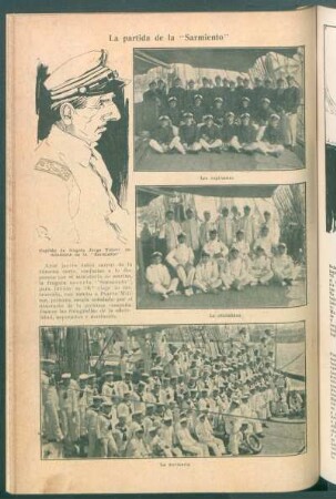 La partida de la "Sarmiento"