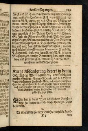 149-213, Kurtze Abhandelung derer, in denen ...