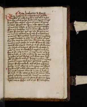 Vita sanctae Catharinae Senensis. Vita Katherine de Senenis