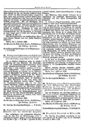 Doppelversicherung von Schülern höherer Lehranstalten, die der Unfallversicherung angeschlossen sind : [Amtlicher Teil]