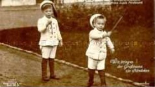 Prinz Wilhelm und Prinz Louis Ferdinand von Preußen