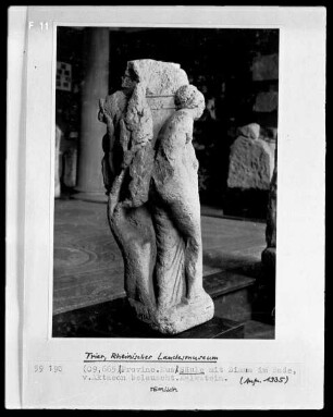 Säule mit Diana im Bade, von Aktaeon beobachtet