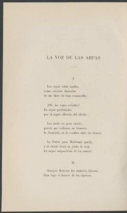 La voz de las arpas