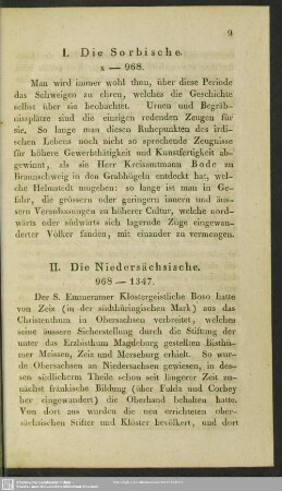 I. Die Sorbische : x - 968
