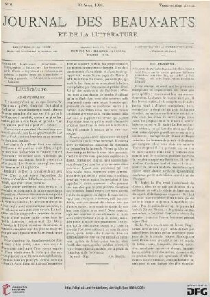 Nr. 8 (30. Avril 1884)