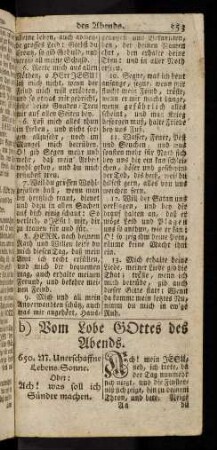 553-573, Vom Lobe Gottes des Abends