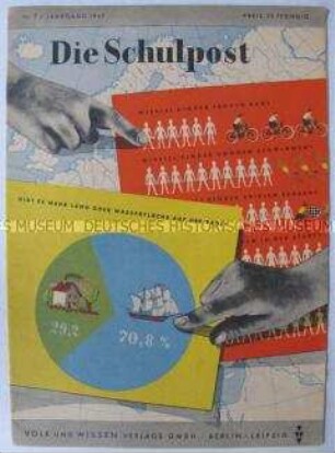 Kinderzeitschrift "Die Schulpost" u.a. mit Bastelanleitungen für Puppenkleidung