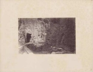 Tunnel an der Eggentaler Straße östlich von Bozen in Südtirol