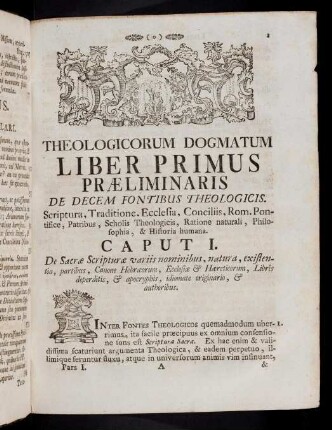 1-52, Caput I. II. III.