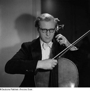 Porträt Clemens Dillner (1925-1995; 1. Konzertmeister Staatskapelle Dresden)
