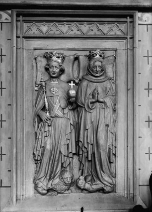 Grabmal König Ruprecht (+ 1410) mit seiner Gemahlin Elisabeth, geb. Burggräfin zu Nürnberg (+ 1411)