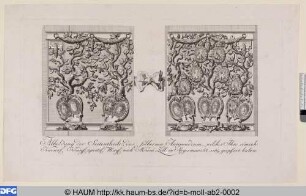 Silbernes Antipendium mit Stammbaum des Hauses Habsburg-Lothringen, Seitenteile