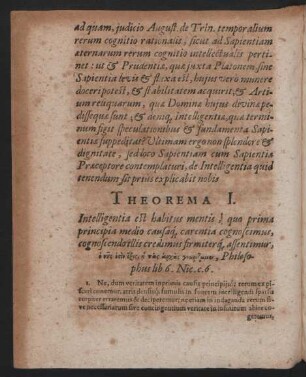Theorema I. - IV. Et Postremum.